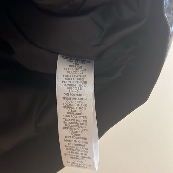 Good American Faux leather trucker jacket - Picture 6 of 8